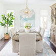 Load image into Gallery viewer, Farmhouze Light-Brass Decorative Pattern Glass Globe Cluster Chandelier-Chandelier-3-Light-Brass (Pre-Order)