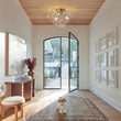 Load image into Gallery viewer, Farmhouze Light-Brass Glass Globe Cluster Bubble Semi-Flush Mount-Ceiling Light-Brass-