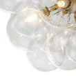 Load image into Gallery viewer, Farmhouze Light-Brass Glass Globe Cluster Bubble Semi-Flush Mount-Ceiling Light-Brass-