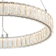 Load image into Gallery viewer, Farmhouze Light-Contemporary Dimmable LED Crystal Ring Pendant-Chandelier-Chrome-