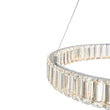 Load image into Gallery viewer, Farmhouze Light-Contemporary Dimmable LED Crystal Ring Pendant-Chandelier-Chrome-