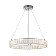 Load image into Gallery viewer, Farmhouze Light-Contemporary Dimmable LED Crystal Ring Pendant-Chandelier-Chrome-