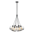 Load image into Gallery viewer, Farmhouze Light-Danish 7-Light Black Cluster Glass Dome Pendant-Chandelier-7-Light-