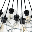 Load image into Gallery viewer, Farmhouze Light-Danish 7-Light Black Cluster Glass Dome Pendant-Chandelier-7-Light-