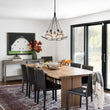 Load image into Gallery viewer, Farmhouze Light-Danish 7-Light Black Cluster Glass Dome Pendant-Chandelier-7-Light-