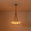 Load image into Gallery viewer, Farmhouze Light-Danish 7-Light Black Cluster Glass Dome Pendant-Chandelier-7-Light-