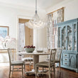 Load image into Gallery viewer, Farmhouze Light-Dimmable LED Swirled Glass Globe Bubble Pendant-Chandelier-Chrome-
