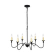 Load image into Gallery viewer, Farmhouze Light-Farmhouse Black Candle Style Classic Chandelier-Chandelier--