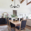 Load image into Gallery viewer, Farmhouze Light-Farmhouse Black Candle Style Classic Chandelier-Chandelier-Black-