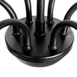 Load image into Gallery viewer, Farmhouze Light-Farmhouse Black Candle Style Classic Chandelier-Chandelier-Black+Brass-