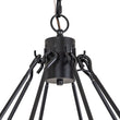 Load image into Gallery viewer, Farmhouze Light-Farmhouse Large Black Metal Wagon Wheel Chandelier-Chandelier-18-Lt-