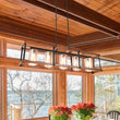 Load image into Gallery viewer, Farmhouze Light-Farmhouse Matte Black 5 Light Chandelier-Chandelier--