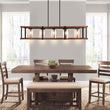 Load image into Gallery viewer, Farmhouze Light-Farmhouse Matte Black Brown 5 Light Chandelier-Chandelier--