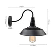 Load image into Gallery viewer, Farmhouze Light-Farmhouse Rustic Brushed Black Wall Sconce-Wall Sconce--