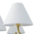 Load image into Gallery viewer, Farmhouze Light-French Farmhouse 6-Light Cone White Linen Shade Chandelier-Chandelier-Brass-