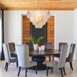 Load image into Gallery viewer, Farmhouze Light-French Farmhouse Gold Texture Glass Leaf Chandelier-Chandelier-Gold-