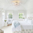 Load image into Gallery viewer, Farmhouze Light-Glam 3-Light Swirled Glass Globe Bubble Flush Mount Chandelier-Chandelier-3-Light-Nickel