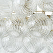 Load image into Gallery viewer, Farmhouze Light-Glam Swirled Glass Globe Brass Island Chandelier-Chandelier-Brass-