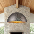 Load image into Gallery viewer, Farmhouze Light-Industrial 1-Light Hammered Oversized Metal Dome Pendant-Chandelier-Dark Silver-15in
