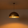 Load image into Gallery viewer, Farmhouze Light-Industrial 1-Light Hammered Oversized Metal Dome Pendant-Chandelier-Dark Silver-23in