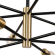 Load image into Gallery viewer, Farmhouze Light-Industrial Classic Linear Sputnik Light Fixture-Chandelier-6-Light-