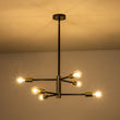 Load image into Gallery viewer, Farmhouze Light-Industrial Classic Linear Sputnik Light Fixture-Chandelier-6-Light-