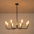 Load image into Gallery viewer, Farmhouze Light-Industrial Metal 8-Light Sputnik Chandelier-Chandelier--