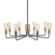 Load image into Gallery viewer, Farmhouze Light-Industrial Metal 8-Light Sputnik Chandelier-Chandelier--