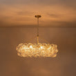 Load image into Gallery viewer, Farmhouze Light-Kitchen Dining Swirled Glass Bubble Round Chandelier-Chandelier-32in-