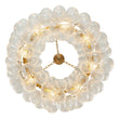 Load image into Gallery viewer, Farmhouze Light-Kitchen Dining Swirled Glass Bubble Round Chandelier-Chandelier-32in-