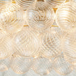 Load image into Gallery viewer, Farmhouze Light-Kitchen Dining Swirled Glass Bubble Round Chandelier-Chandelier-32in-