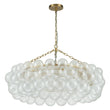 Load image into Gallery viewer, Farmhouze Light-Kitchen Dining Swirled Glass Bubble Round Chandelier-Chandelier-32in-