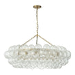 Load image into Gallery viewer, Farmhouze Light-Kitchen Dining Swirled Glass Bubble Round Chandelier-Chandelier-32in-