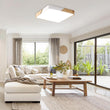 Load image into Gallery viewer, Farmhouze Light-LED Square Flush Mount Light-Ceiling Light-Dimmable with Remote Control-