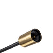 Load image into Gallery viewer, Farmhouze Light-Linear Sputnik Semi Flush Mount Ceiling Light-Ceiling Light-Black+Brass-6-Light