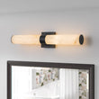 Load image into Gallery viewer, Farmhouze Light-Marble Dimmable LED 1-Light Linear Bathroom Vanity Sconce-Wall Sconce-Black-