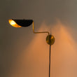 Load image into Gallery viewer, Farmhouze Light-Mid-Century 1-Light Adjustable Wall Light Sconce-Wall Sconce-Brass+Black-