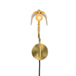 Load image into Gallery viewer, Farmhouze Light-Mid-Century 1-Light Adjustable Wall Light Sconce-Wall Sconce-Brass+Black-