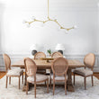 Load image into Gallery viewer, Farmhouze Light-Mid Century 8-Light Sputnik Chandelier-Chandelier-Black-