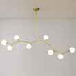 Load image into Gallery viewer, Farmhouze Light-Mid Century 8-Light Sputnik Chandelier-Chandelier-Gold-