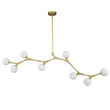Load image into Gallery viewer, Farmhouze Light-Mid Century 8-Light Sputnik Chandelier-Chandelier-Gold-