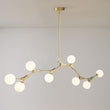 Load image into Gallery viewer, Farmhouze Light-Mid Century 8-Light Sputnik Chandelier-Chandelier-Gold-