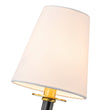 Load image into Gallery viewer, Farmhouze Light-Mid-Century Black Brass 5-Light Linen Shade Chandelier-Chandelier-5-Light-