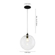 Load image into Gallery viewer, Farmhouze Light-Minimalist Glass Globe Pendant Light-Pendant-3-Lt-