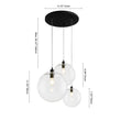 Load image into Gallery viewer, Farmhouze Light-Minimalist Glass Globe Pendant Light-Pendant-3-Lt-
