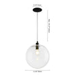 Load image into Gallery viewer, Farmhouze Light-Minimalist Glass Globe Pendant Light-Pendant-3-Lt-
