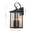 Load image into Gallery viewer, Farmhouze Light-Modern 3-Light Candle Style Lantern Outdoor Wall Sconce-Wall Sconce-3-Light-