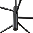 Load image into Gallery viewer, Farmhouze Light-Modern 5-Light Metal Sputnik Linear Chandelier-Chandelier-Black-