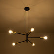 Load image into Gallery viewer, Farmhouze Light-Modern 5-Light Metal Sputnik Linear Chandelier-Chandelier-Gold-
