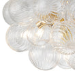 Load image into Gallery viewer, Farmhouze Light-Modern 6-Light Dimmable Cluster Glass Globe Bubble Chandelier-Chandelier-6-Light-Black